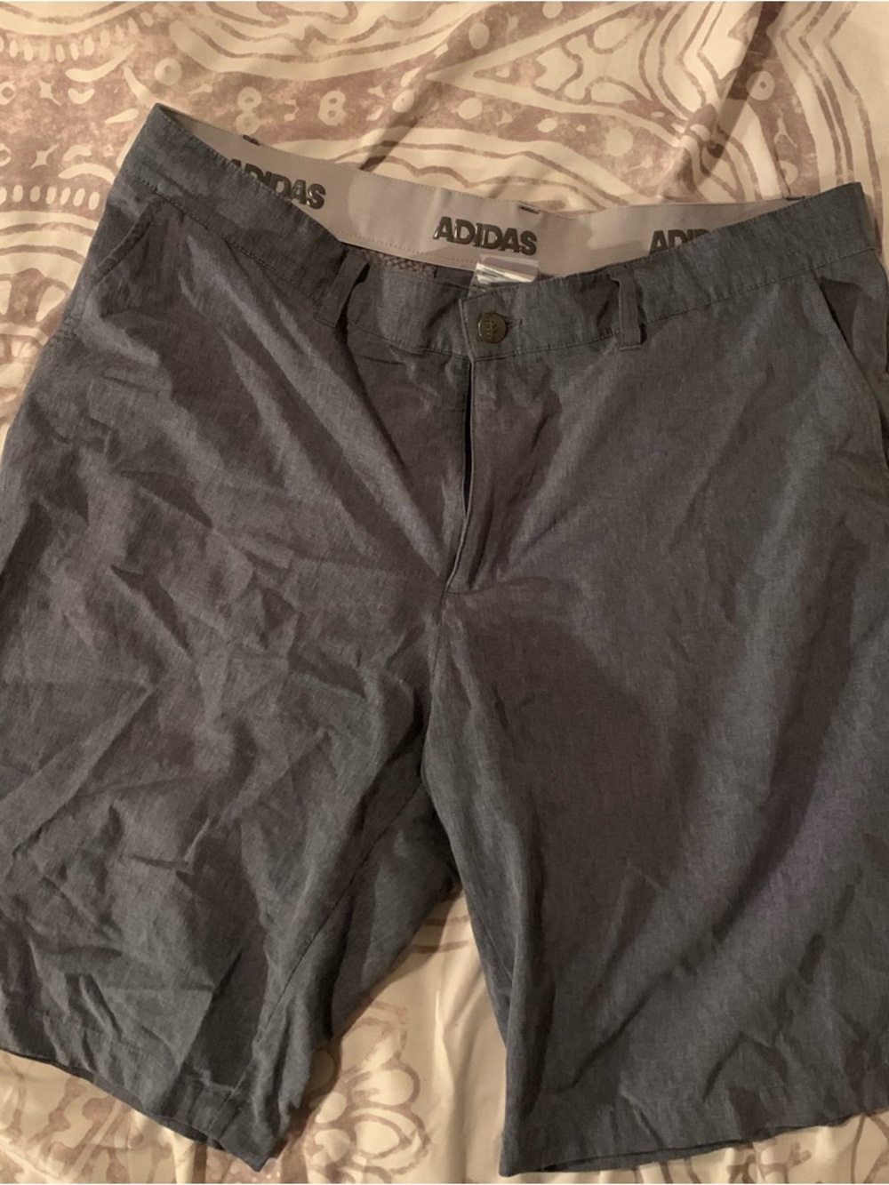 adidas Men’s Dark Gray Chino Shorts